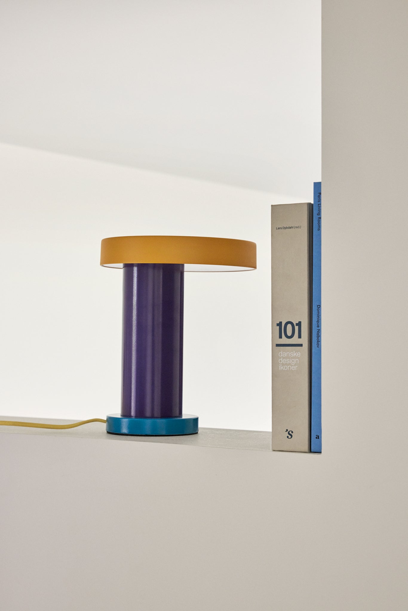 Lampe de table magique violette/jaune