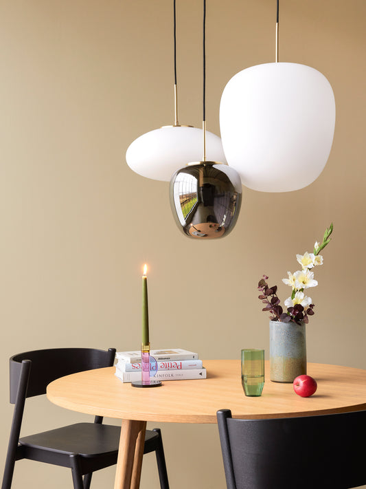 Suspension Muse Ellipse Blanche