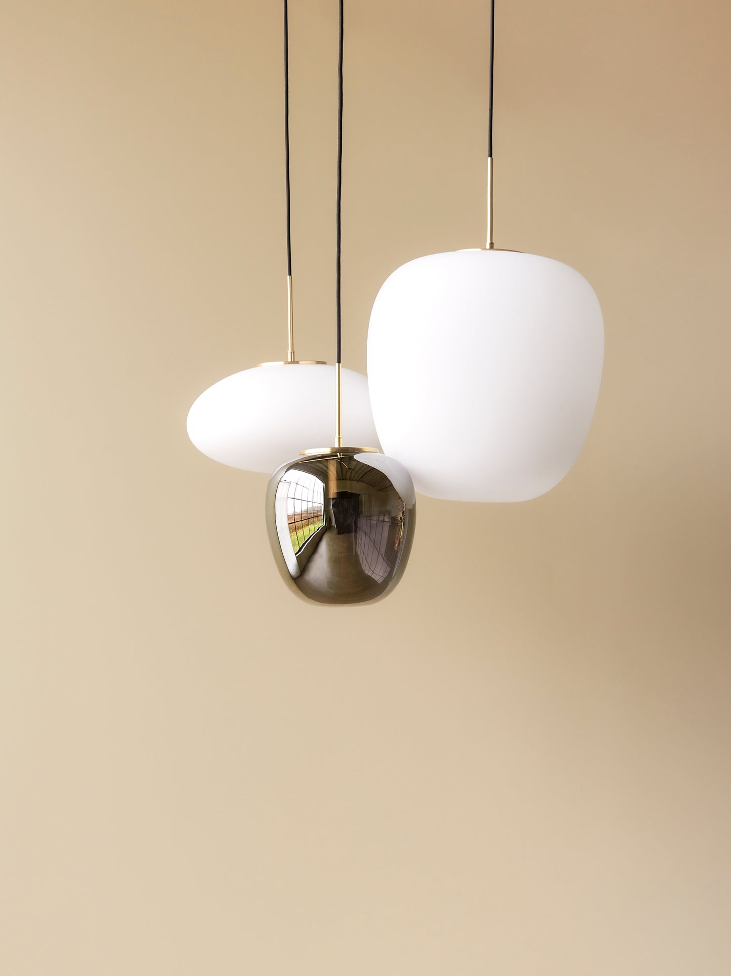 Suspension Muse Ellipse Blanche
