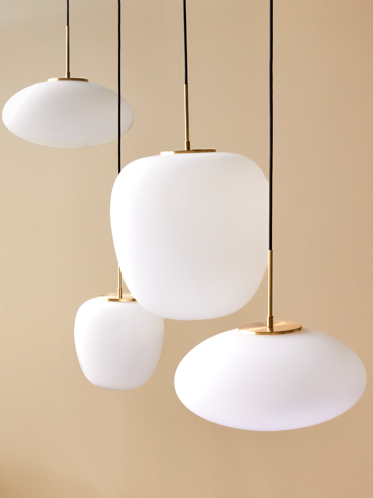 Suspension Muse Ellipse Blanche