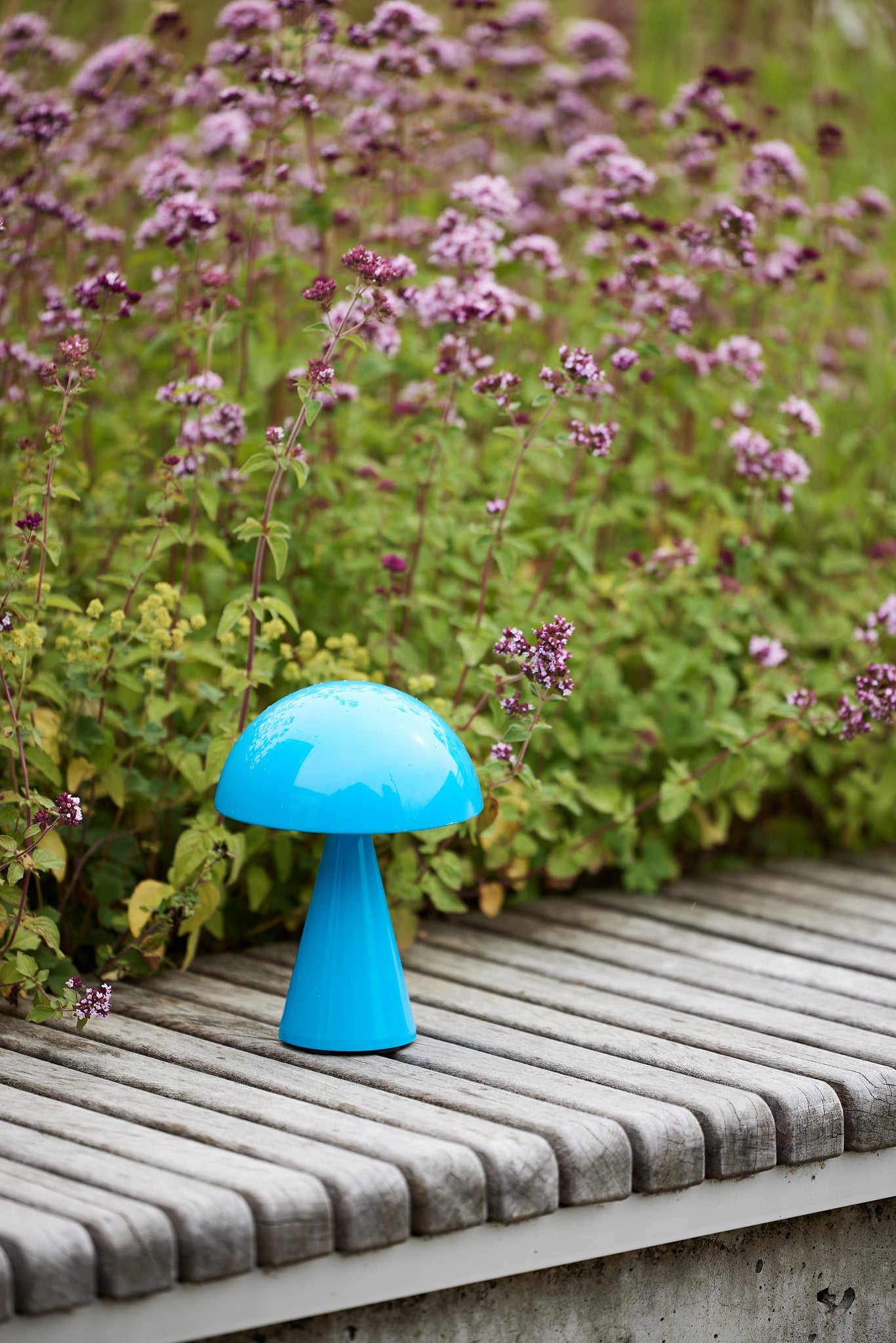 Lampe portable Mush bleue