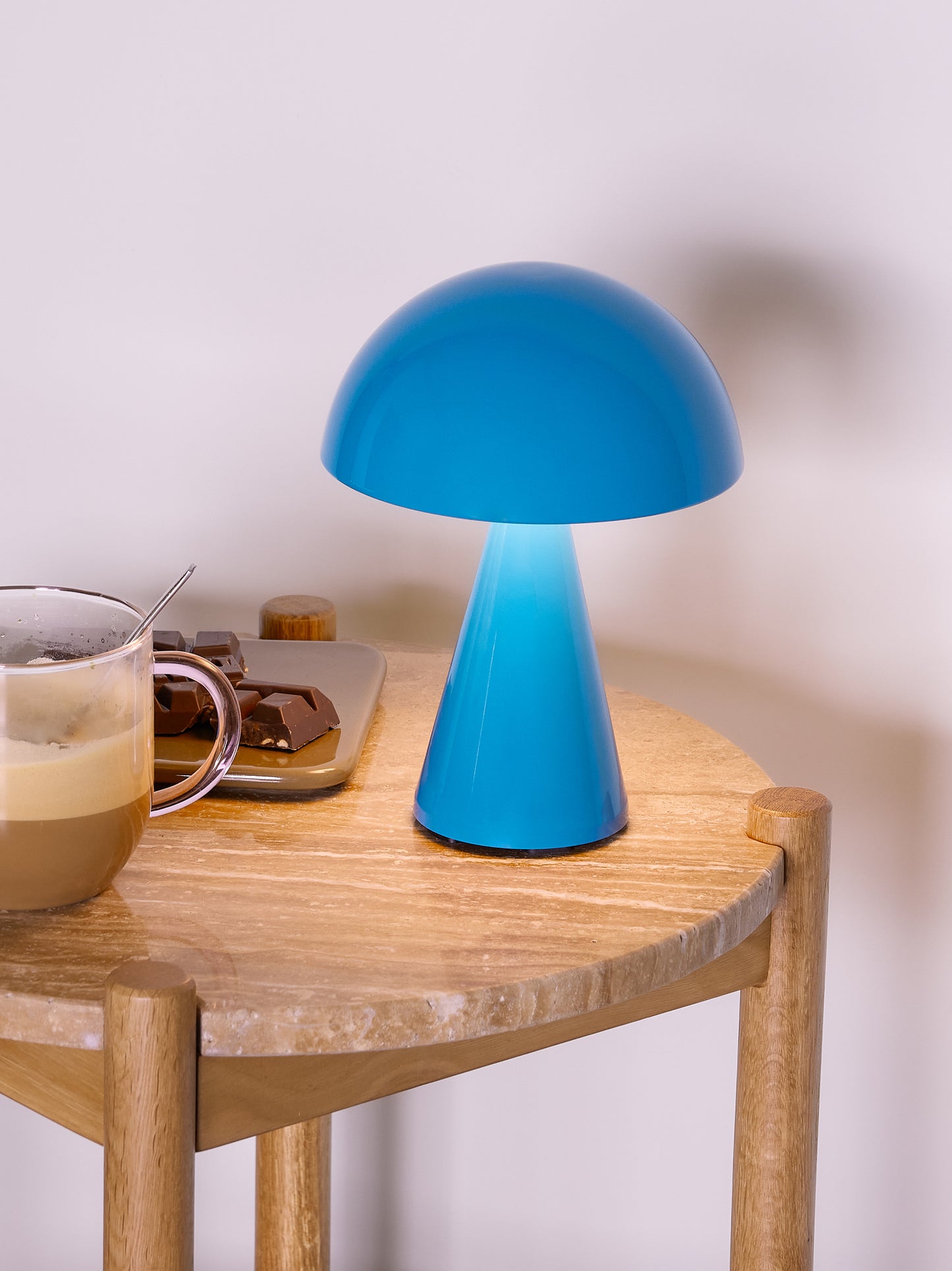 Lampe portable Mush bleue