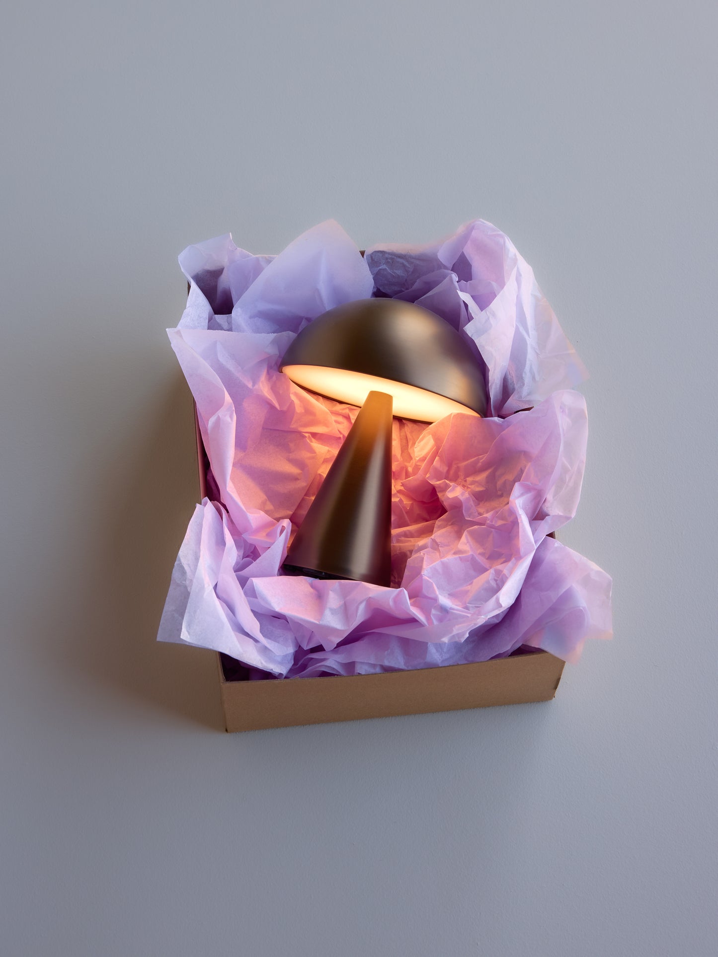 Mush Lampe nomade Laiton patiné