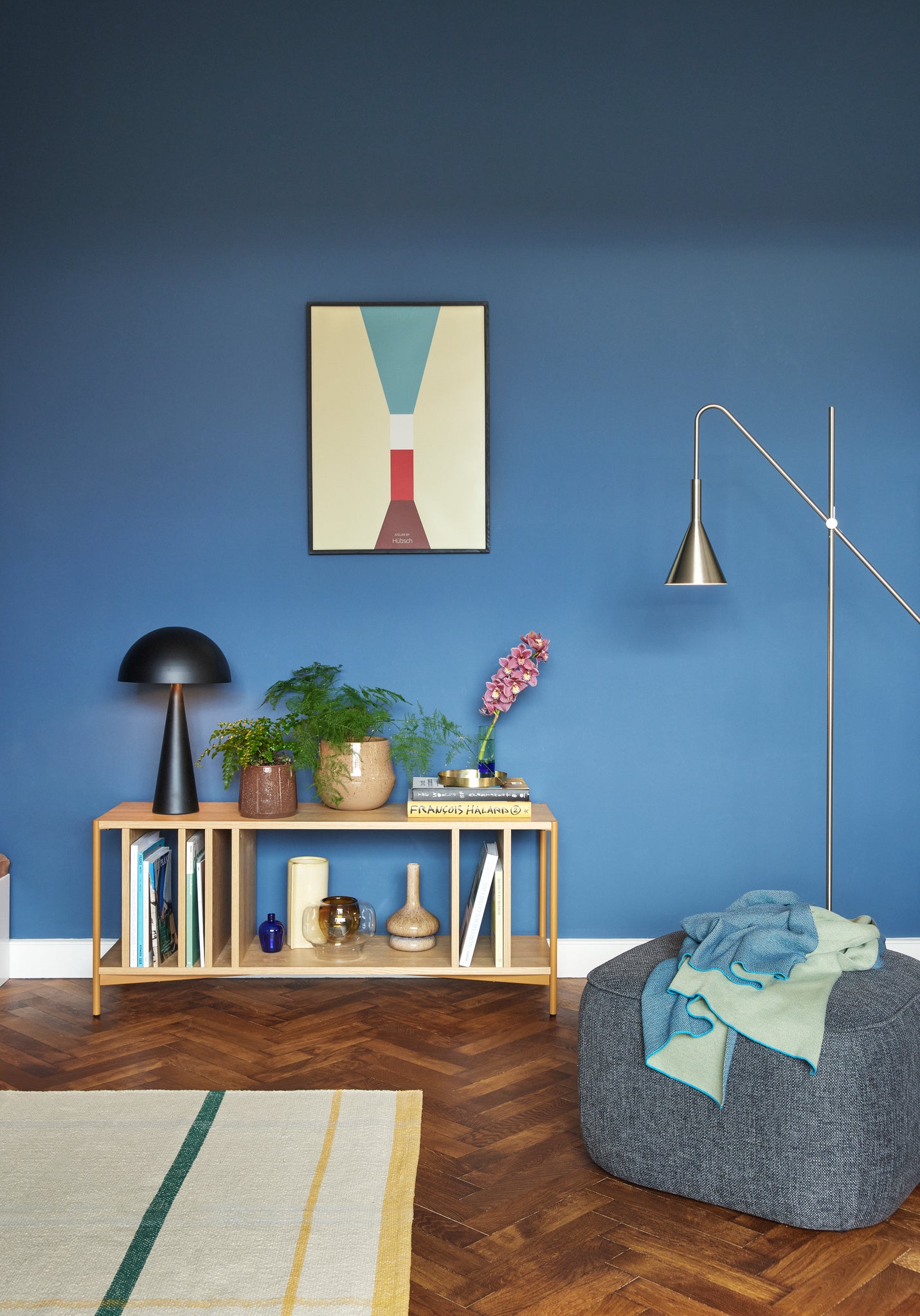 Mush lampe de table haute noire