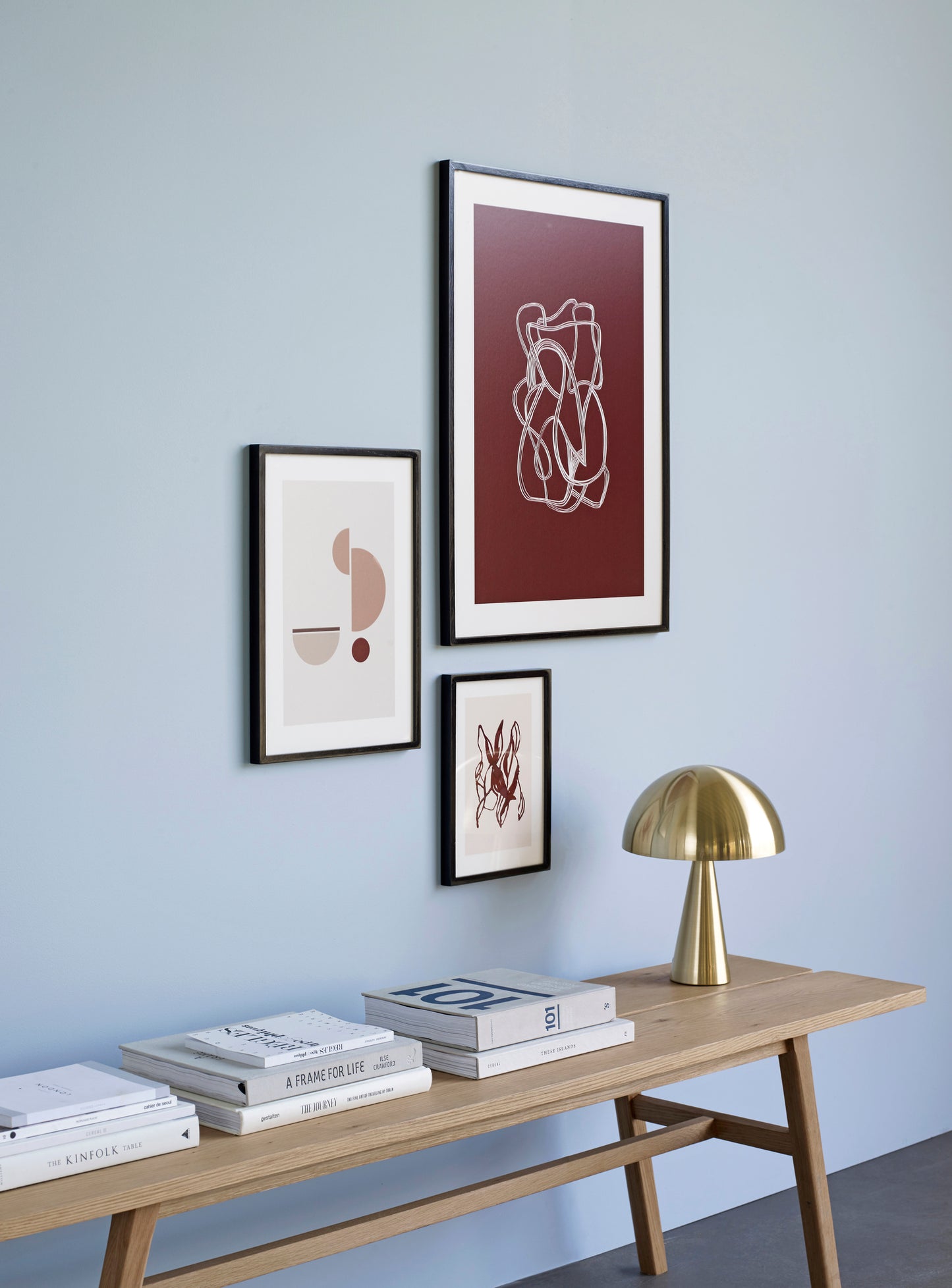 Lampe de table Mush mini en laiton