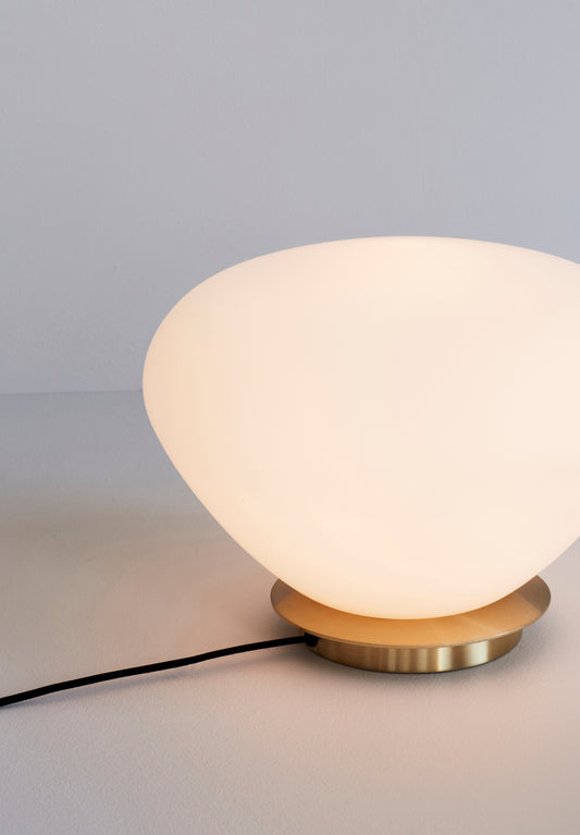 Lampe de table Bean blanche