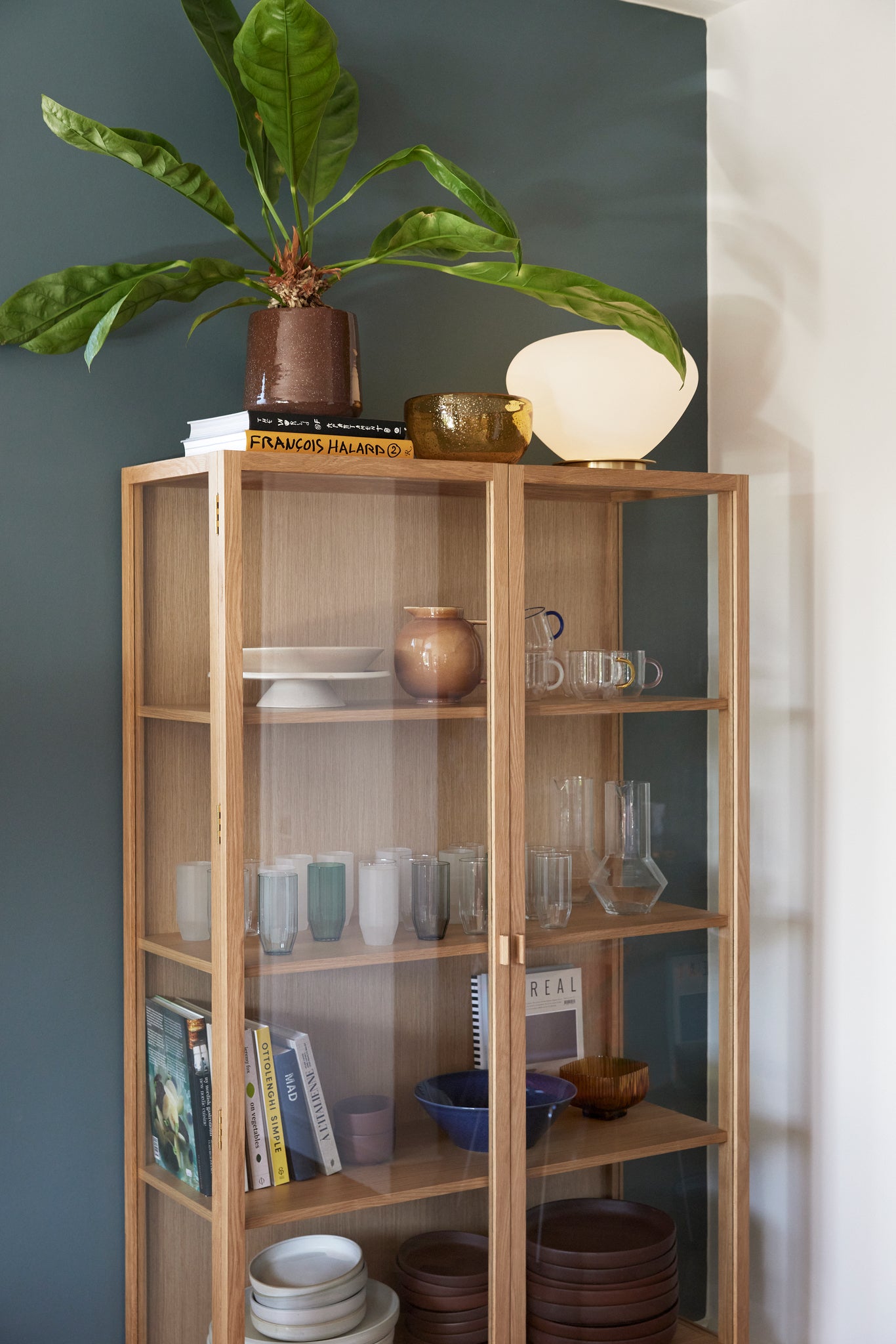 Lampe de table Bean blanche