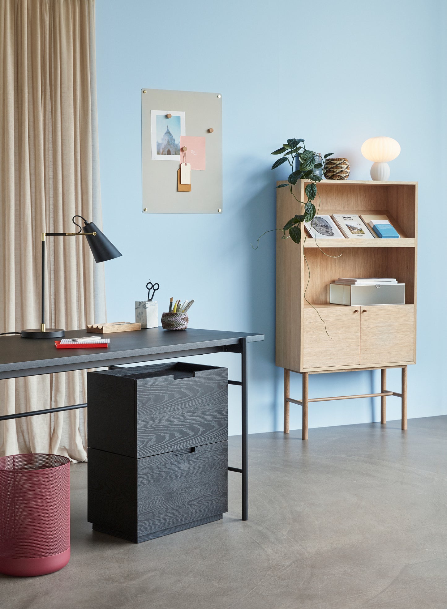 Lampe de table Kumu blanche