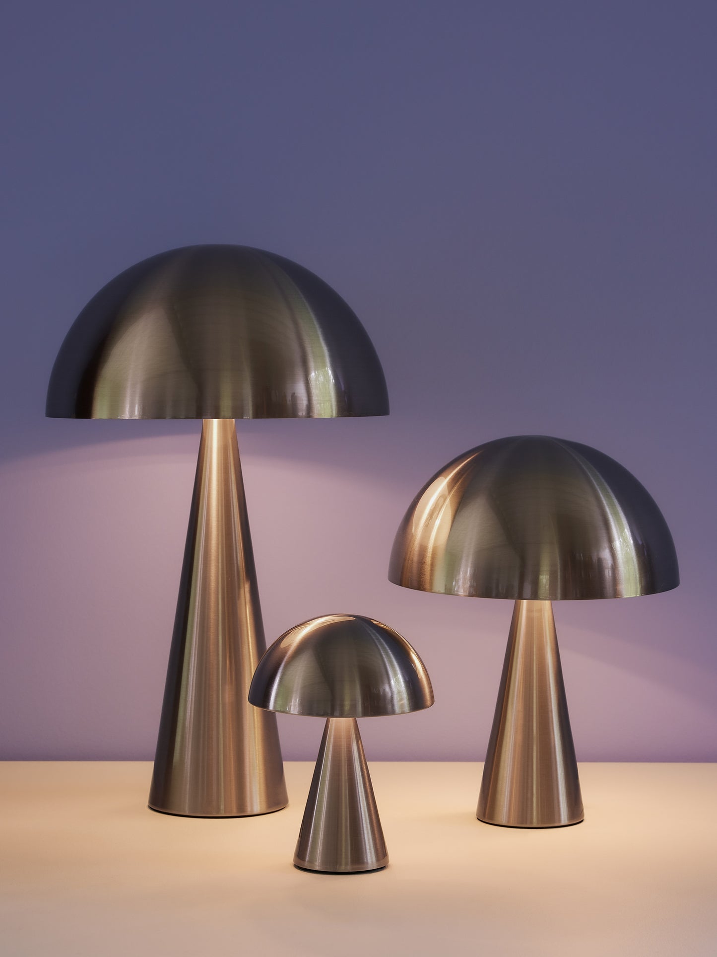 Lampe de table Mush Mini Nickel