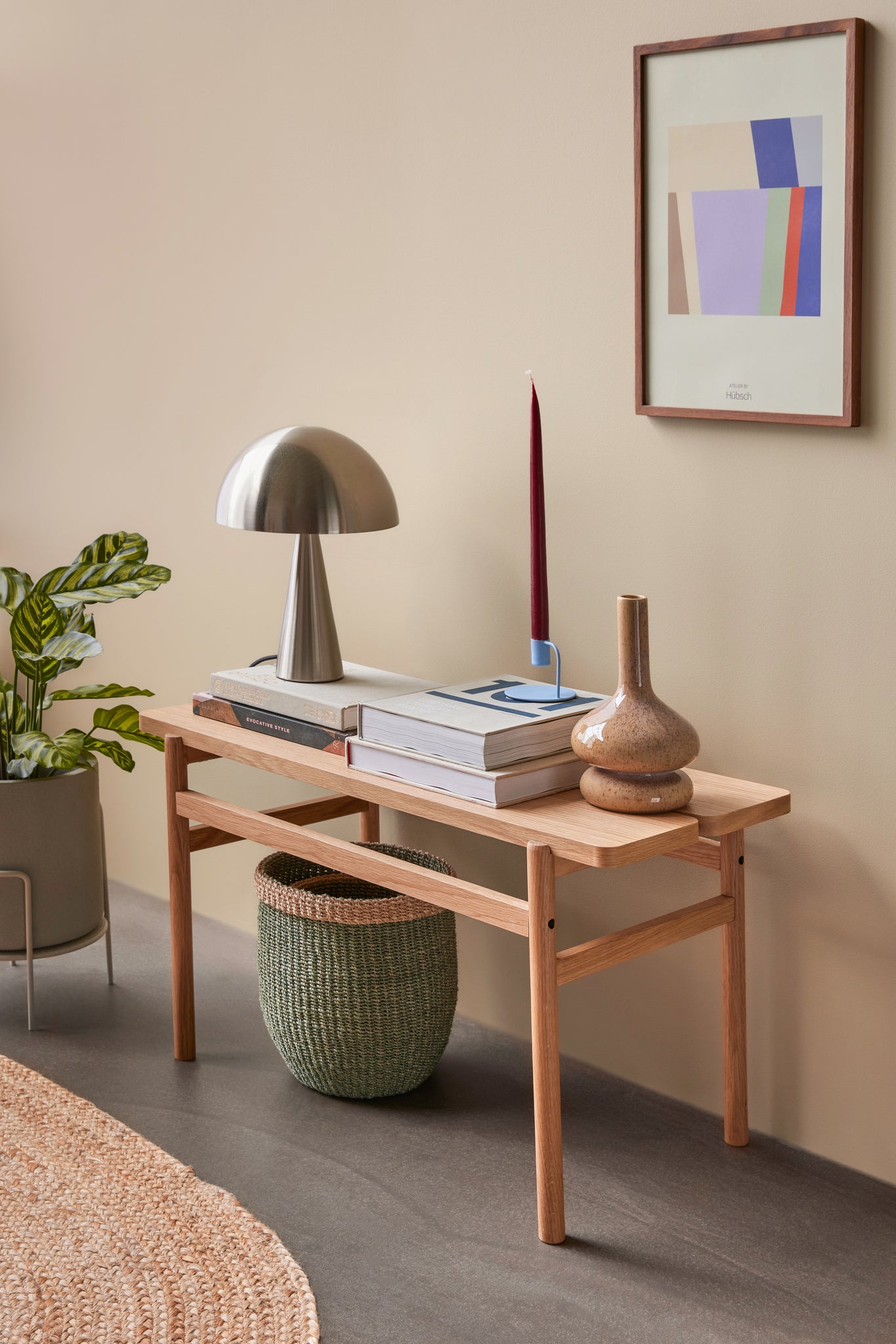 Lampe de table Mush Mini Nickel