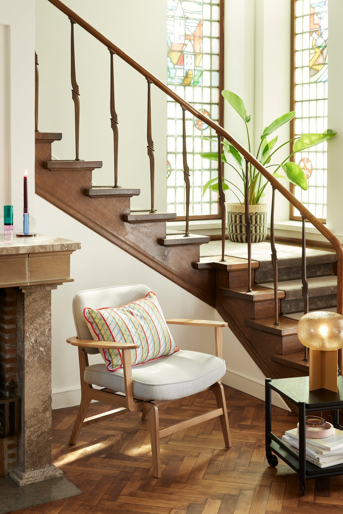 Lampe de table Podium ambre