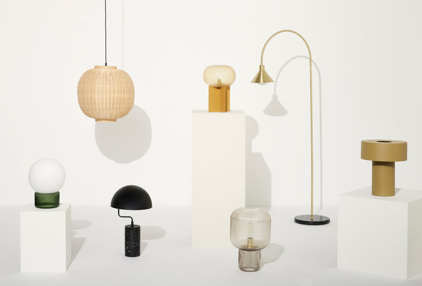 Lampe de table Podium ambre