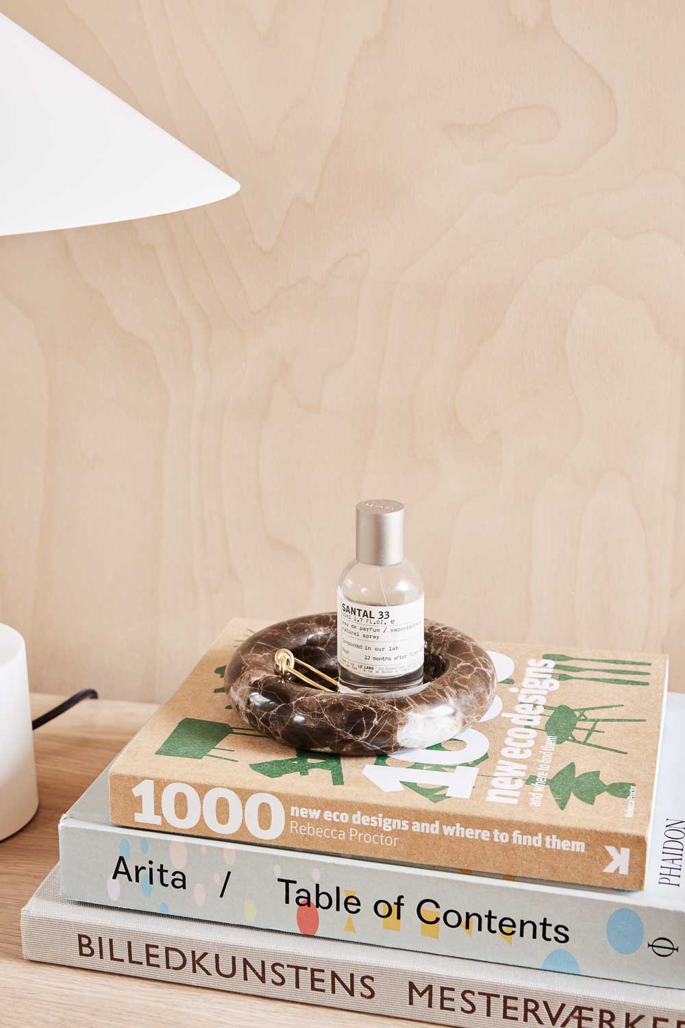 Porte-bougie en marbre Savi - Grand