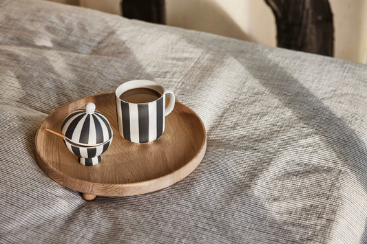 Sucrier-Bonbonnière Toppu en grés