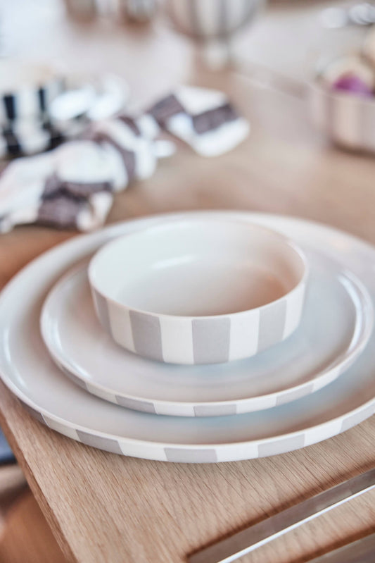 Assiette à déjeuner Toppu en Grés