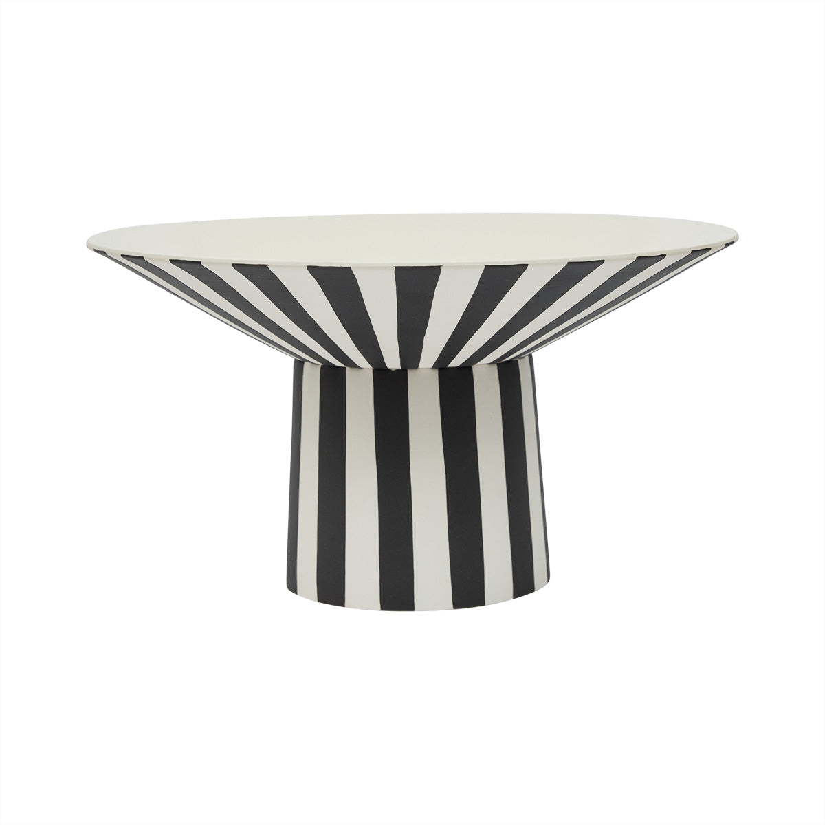 Centre de table Toppu - Haut Noir et blanc