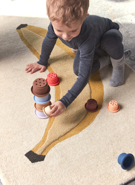 Jouet enfantTasses Empilables en Silicone Tawa