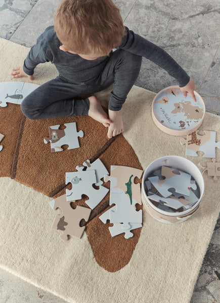 Le puzzle du monde Enfant