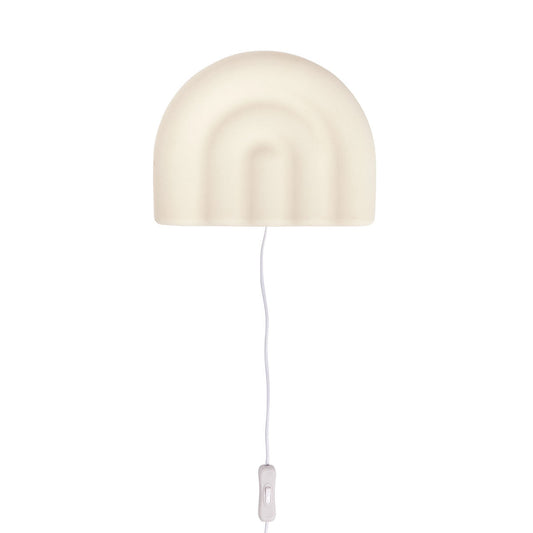 Lampe murale arc-en-ciel Ecru