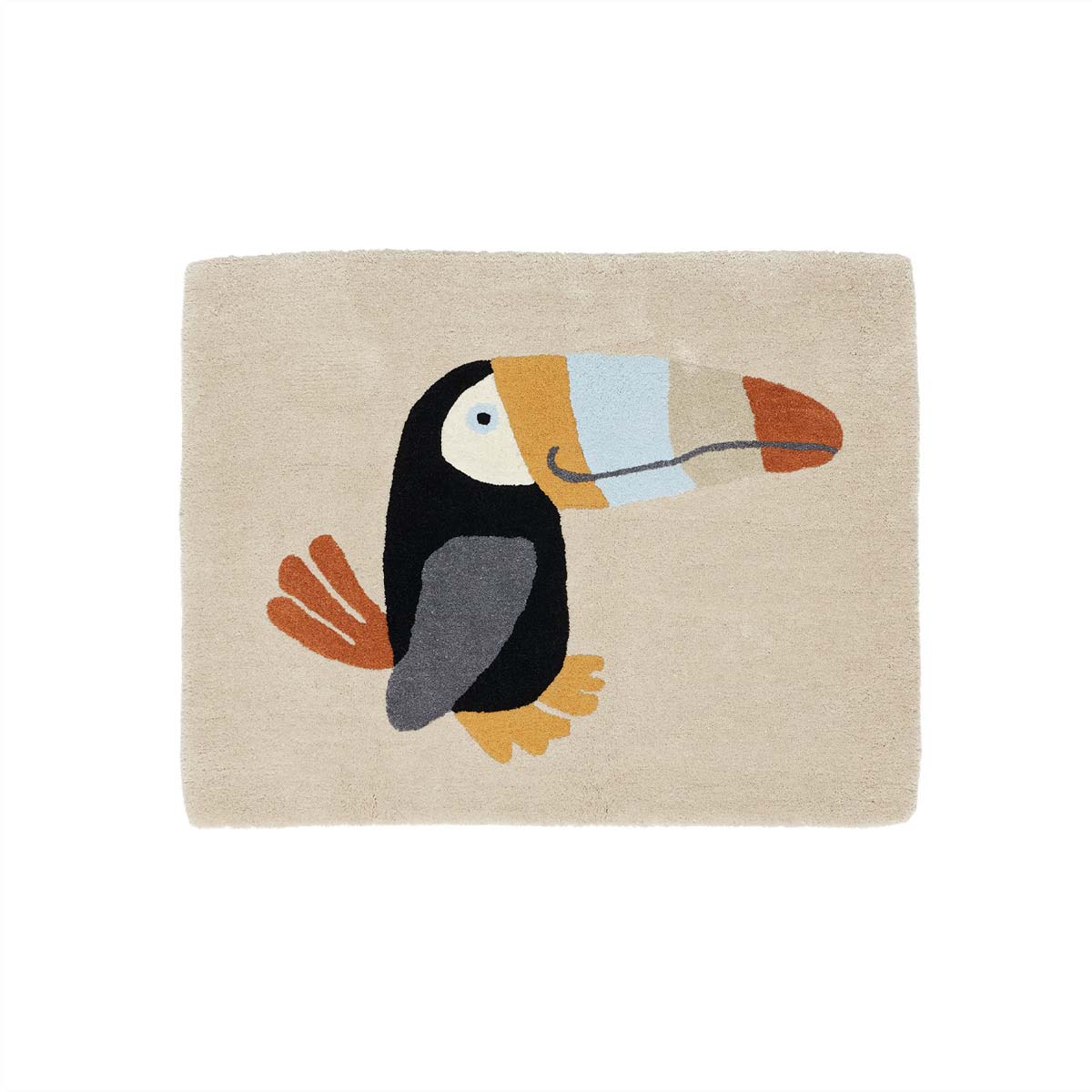 Tapis Toucan en fibre naturelle