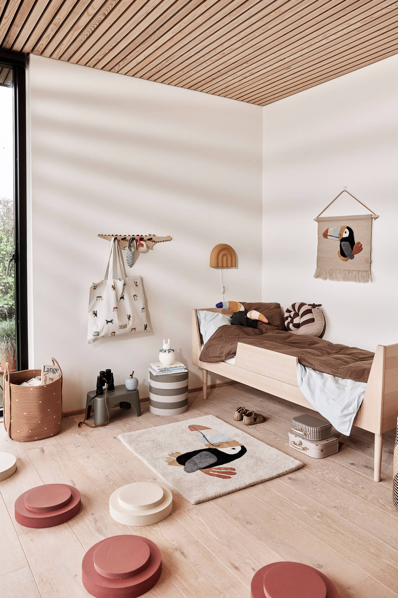 Tapis Toucan en fibre naturelle