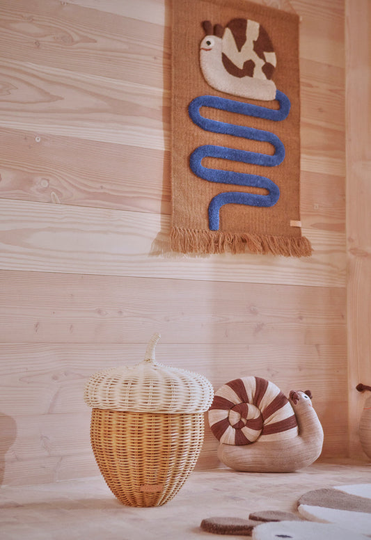 Tapis mural Sally l'escargot en route