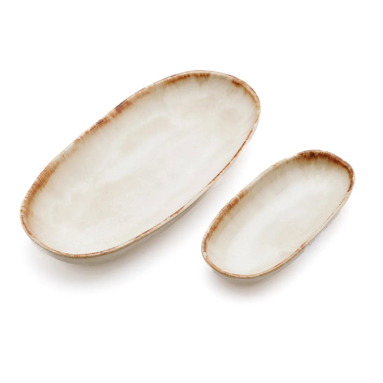 L'assiette ovale Cascais - M - Lot de 6