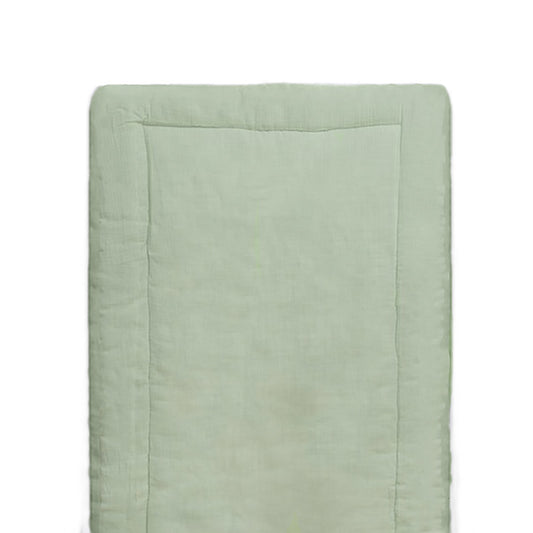 edredon vert en coton biologique papate