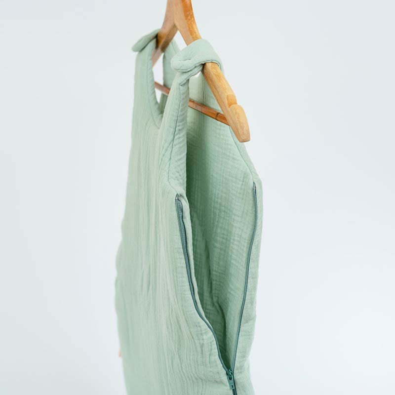 gigoteuse vert bebe froid hiver puericulture papate
